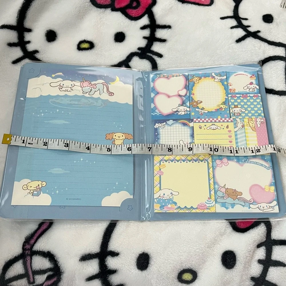 Cinnamoroll Memo Book-Style Set of Sticky Notes and Stationary Pages
